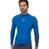 Fourth Element Men's Ocean Positive Long Sleeve Hydroskin Rash Vest - Scuba Blue