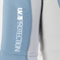 Gul Womens Recore Short Sleeve UV Rashguard -Diving Gear Shop 202320Gul20Womens20Recore20Short20Sleeve20Rashguard20Rg0330 B920Blue20Grey20Close20Up2033.2000x2000