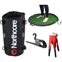 Northcore 40L Dry Bag, Change Mat & Wetsuit Hanger Bundle