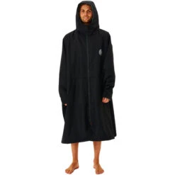Rip Curl Surf Series Hooded Changing Robe / Poncho -Diving Gear Shop 202320Rip20Curl20Mens20Surf20Series20Hooded20Changing20Robe20Poncho20005MTO20 20Black20front.2000x2000