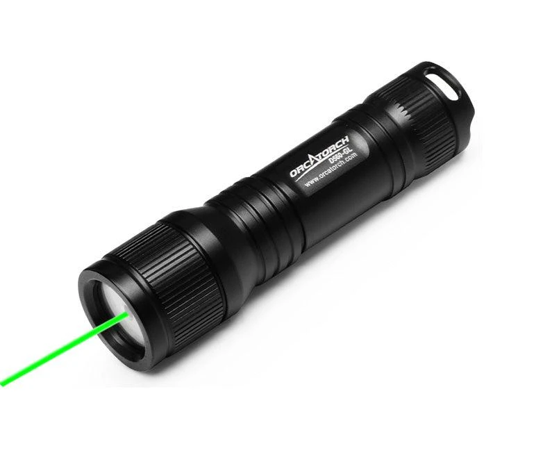 OrcaTorch D560-GL Green Laser Light - Black 1 OrcaTorch D560-GL Green Laser Light - Black