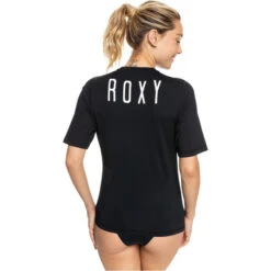 Roxy Womens Enjoy Waves Short Sleeve Rash Vest -Diving Gear Shop 40122 202220Roxy20Womens20Enjoy20Waves20Short20Sleeve20Rash20Vest20ERJWR0354920 20Anthracite20back.2000x2000