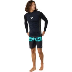 Rip Curl Mens Waves UPF Performance Long Sleeve Rash Vest -Diving Gear Shop 44713 202320Rip20Curl20Mens20Waves20UPF20Performance20Long20Sleeve20Rash20Vest20141MRV20 20Black204.2000x2000