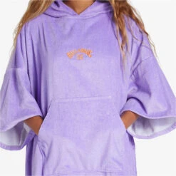 Billabong Womens Hooded Towel Change Robe / Poncho 6 Billabong Womens Hooded Towel Change Robe / Poncho -Diving Gear Shop 45534 202320Billabong20Womens20Hooded20Towel20Change20Robe20Poncho20ABJAA0016920 20Lilac20Breeze20Close20Up.2000x2000