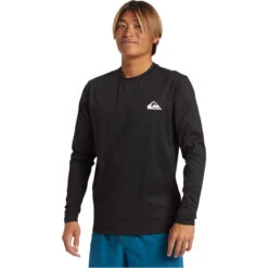 Quiksilver Mens Omni Session Long Sleeve UPF 50 Surf T-Shirt -Diving Gear Shop 45624 202320Quiksilver20Mens20Omni20Session20Long20Sleeve20UPF205020Surf20T Shirt20EQYWR0334920 20Black20side.2000x2000