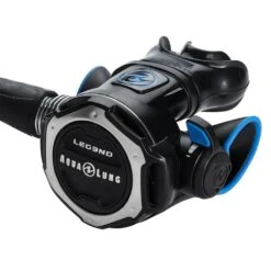 Aqualung Leg3nd Stage 3 Regulator Set -Diving Gear Shop Aqua Lung Leg3nd Regulator 2nd stage left 3qtr