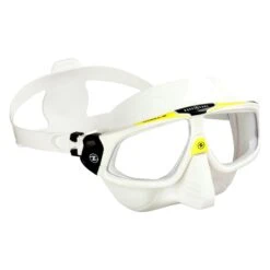 Aqualung Sphera X Mask -Diving Gear Shop Aqua Lung Sphera X Mask yellow white