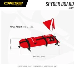 Cressi Spyder Board Buoy -Diving Gear Shop Buoy Spyder Board Dimensions chart Mobile WEB