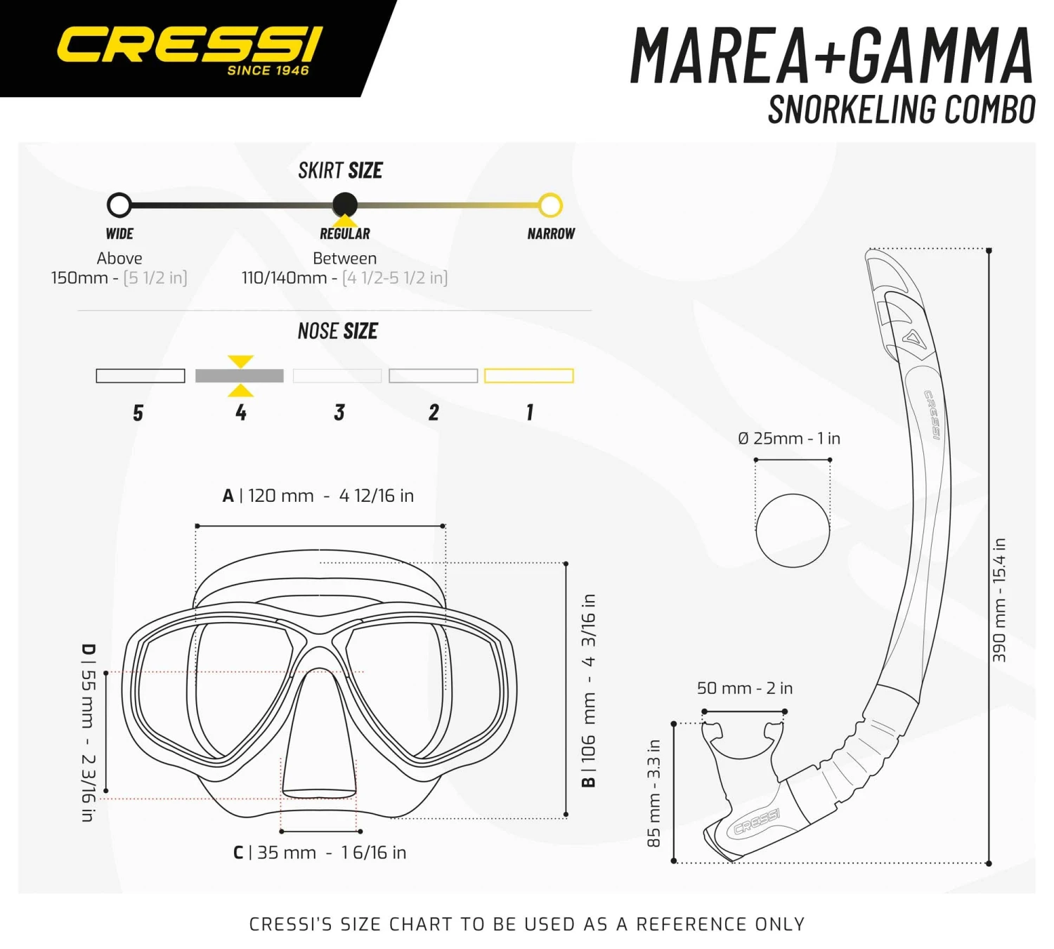 Cressi Marea + Gamma Combo 4 Cressi Marea + Gamma Combo - Image 4