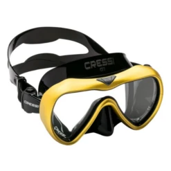 Cressi A1 Mask -Diving Gear Shop CressiA1Mask yellow