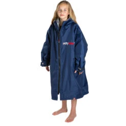 Advance Junior Long Sleeve Changing Robe -Diving Gear Shop Dryrobe Advance Junior Long Sleeve Premium Outdoor Change Robe Poncho DR104 Navy 3.2000x2000