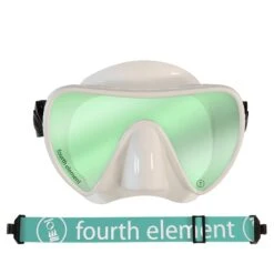 Fourth Element Scout Mask - White -Diving Gear Shop Fourth Element Scout Mask White Contrast 1