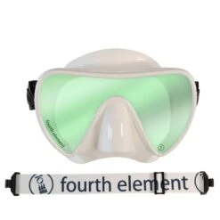 Fourth Element Scout Mask - White -Diving Gear Shop Fourth Element Scout Mask White Contrast 2