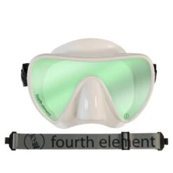 Fourth Element Scout Mask - White -Diving Gear Shop Fourth Element Scout Mask White Contrast 4