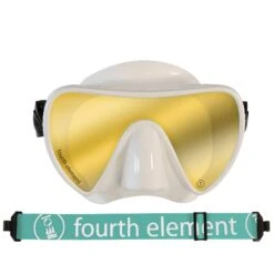 Fourth Element Scout Mask - White -Diving Gear Shop Fourth Element Scout Mask White Sheild 1