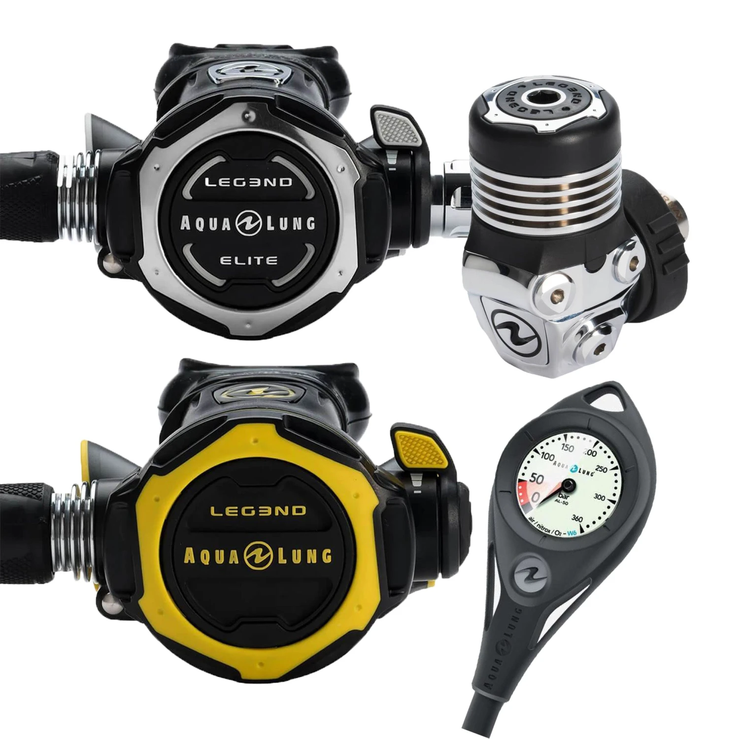 Aqualung Leg3nd Elite Regulator Set 1 Aqualung Leg3nd Elite Regulator Set