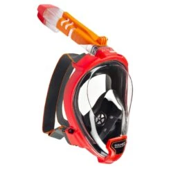 Ocean Reef Aria QR+ Full Face Snorkeling Mask 31 Ocean Reef Aria QR+ Full Face Snorkeling Mask -Diving Gear Shop Ocean Reef Aria QR Full Face Snorkeling Mask RED