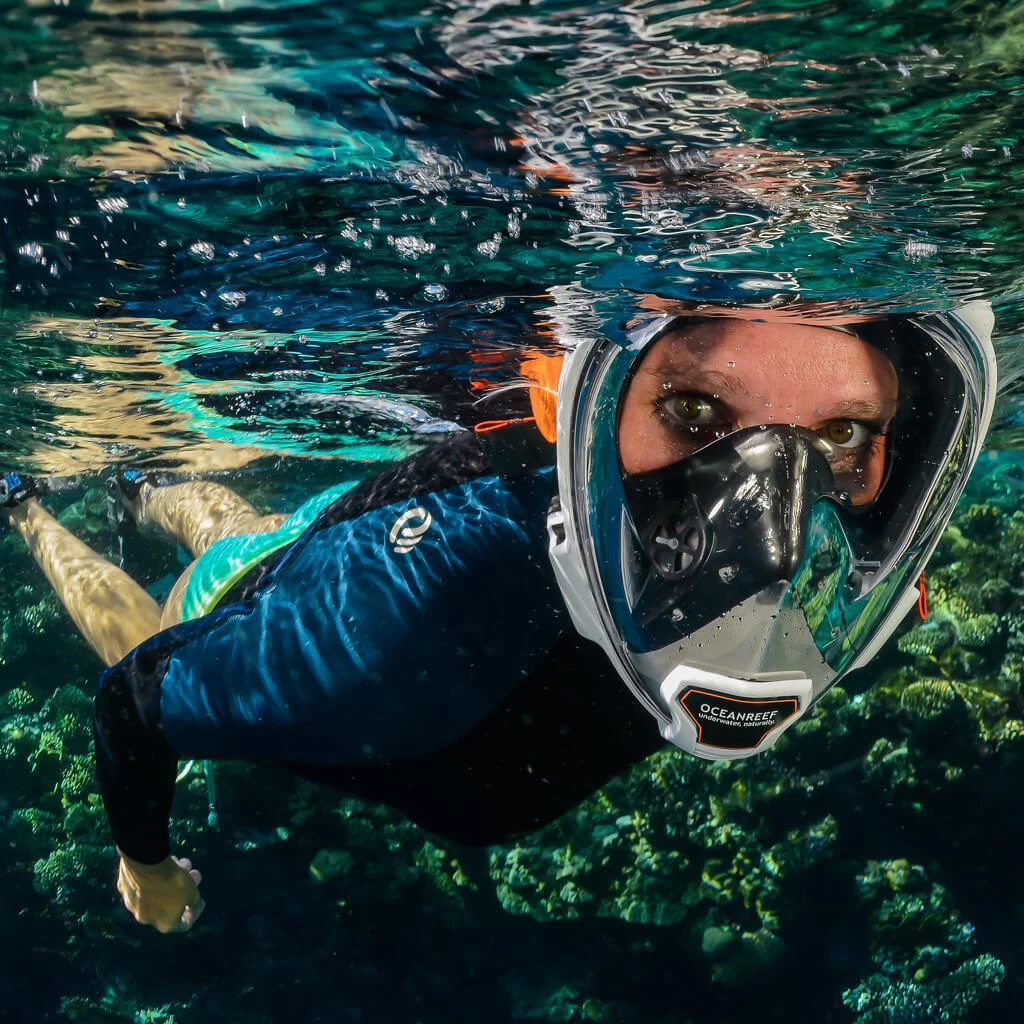 Ocean Reef Aria QR+ Full Face Snorkeling Mask 8 Ocean Reef Aria QR+ Full Face Snorkeling Mask - Image 8