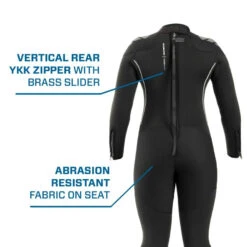 Scubapro Everflex Yulex 7/5 Women's Wetsuit -Diving Gear Shop SP 63773X00 Yulex Steamer W 7 5MM Info 3