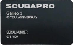 Scubapro Galileo G3 60th Anniversary Edition -Diving Gear Shop SP G360thCert front