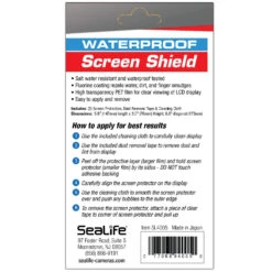 Sealife Screen Shield For SportDiver IPhone Housing -Diving Gear Shop Screen Shield for SportDiver iPhone Housing Instructions