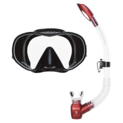 Scubapro Solo Mask And Snorkel Set -Diving Gear Shop Scubapro Solo Mask and Snorkel Set red clear