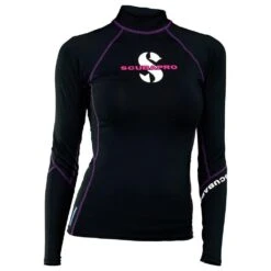 Scubapro T-Flex Long Sleeve Women's Rash Guard -Diving Gear Shop Scubapro T Flex Long Sleeve Women s Rash Guard onyx