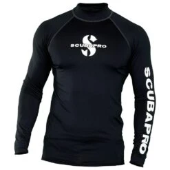 Scubapro UPF 50 Long Sleeve Men's Rash Guard -Diving Gear Shop Scubapro UPF 50 Long Sleeve Men s Rash Guard black