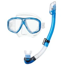 TUSA Freedom Ceos Mask And Snorkel Set -Diving Gear Shop TUSA Freedom Ceos Mask and Snorkel Set fishtail blue