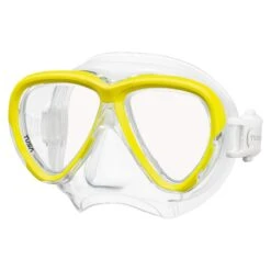 TUSA Intega Mask -Diving Gear Shop TUSA Intega Mask flash yellow