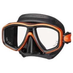 TUSA Freedom Ceos Mask -Diving Gear Shop Tusa Freedom Ceos Mask black energy orange