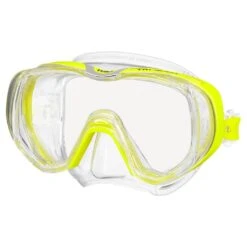TUSA Freedom Tri-Quest Mask -Diving Gear Shop Tusa Freedom Tri Quest Mask flash yellow