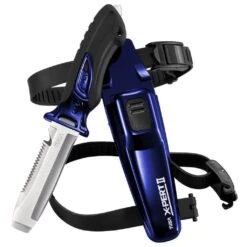 Tusa X-Pert II Dive Knife -Diving Gear Shop Tusa X Pert II Dive Knife blue chisel