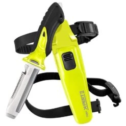 Tusa X-Pert II Dive Knife -Diving Gear Shop Tusa X Pert II Dive Knife yellow chisel