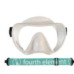 Fourth Element Scout Mask - White -Diving Gear Shop fourth element scout mask white clarity 1