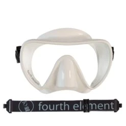 Fourth Element Scout Mask - White -Diving Gear Shop fourth element scout mask white clarity 3