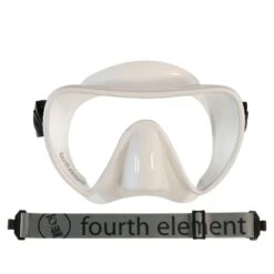 Fourth Element Scout Mask - White -Diving Gear Shop fourth element scout mask white clarity 4