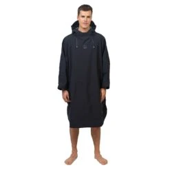 Fourth Element Storm Poncho - Black -Diving Gear Shop fourth element storm poncho black men