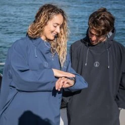 Fourth Element Storm Poncho - Blue 7 Fourth Element Storm Poncho - Blue -Diving Gear Shop fourth element storm poncho navy blue 3