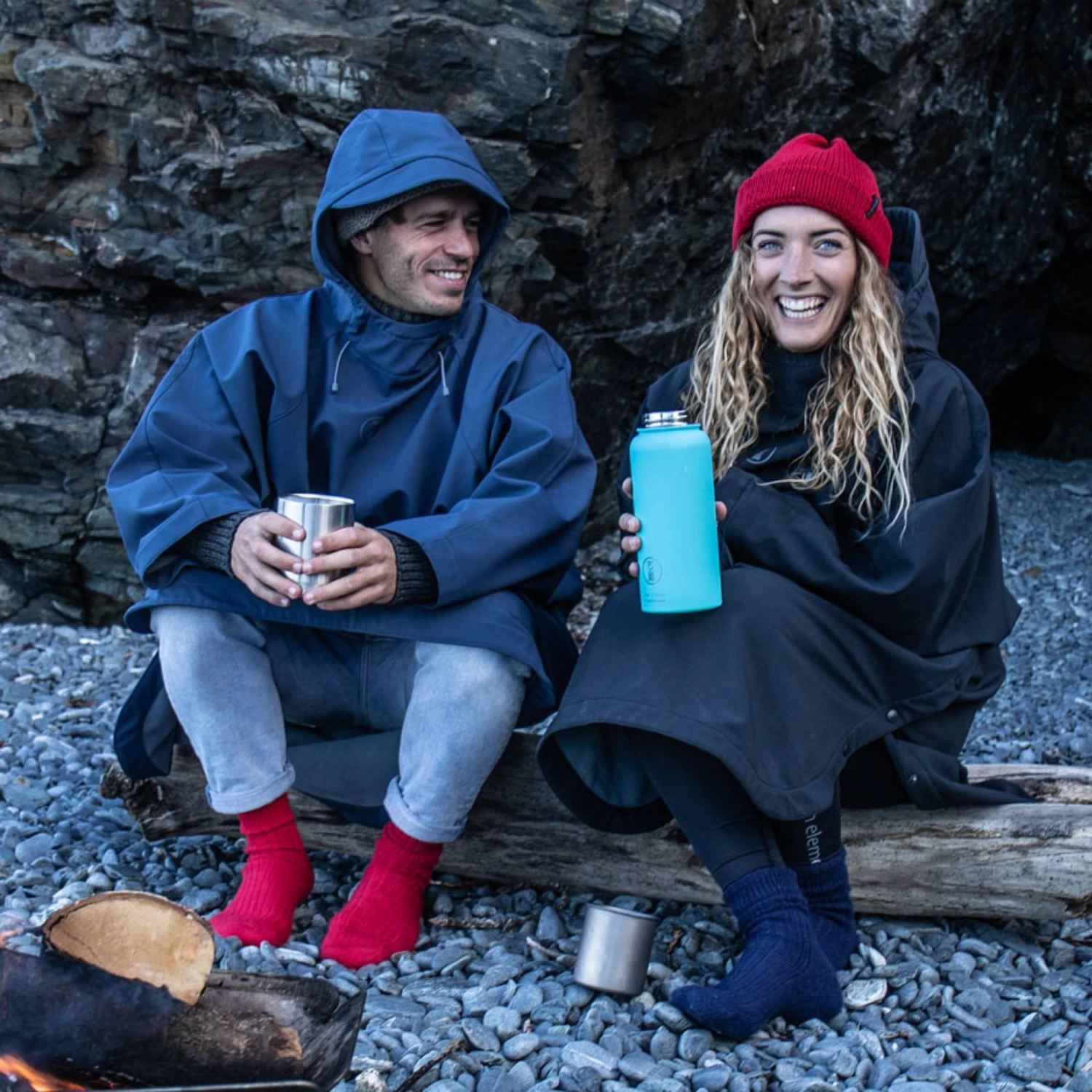 Fourth Element Storm Poncho - Blue 4 Fourth Element Storm Poncho - Blue - Image 4