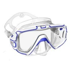 Mares Pure Edge Dive Mask -Diving Gear Shop pure edge white blue clear
