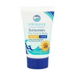 Stream2Sea Sunscreen For Face And Body Sport - SPF 20 1oz (28.5ml) 