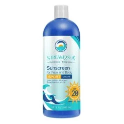 Stream2Sea Sunscreen For Face And Body Sport - SPF20 32oz (909.2ml)
