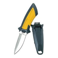 Tusa Imprex Mini Dive Knife -Diving Gear Shop tusa mini knife yellow point