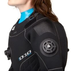 Waterproof D10 Pro ISS Women's Drysuit -Diving Gear Shop waterproof d10 pro iss drysuit womens side