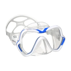 Mares One Vision Mask -Diving Gear Shop white blue